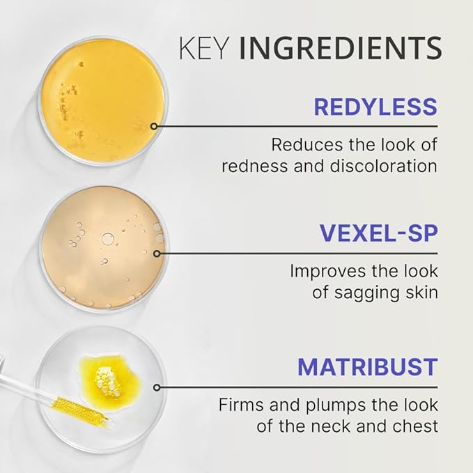 Neck Firming Cream, Neck Tightening Cream, Tighten and Lift Neck Cream, Neck Creams for Tightening and Firming Sagging Skin, Help Reduce Fine Lines & Wrinkles-Velvo Beauty