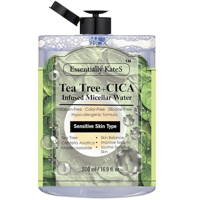 Micellar Water 500ml (16.9 Fl oz), a Jumbo size, Effectively Removes Eye & Face Make-up, No Oil and No Alcohol - Very Moisturizing and Not Painful, a Korean Skin Care-Velvo Beauty