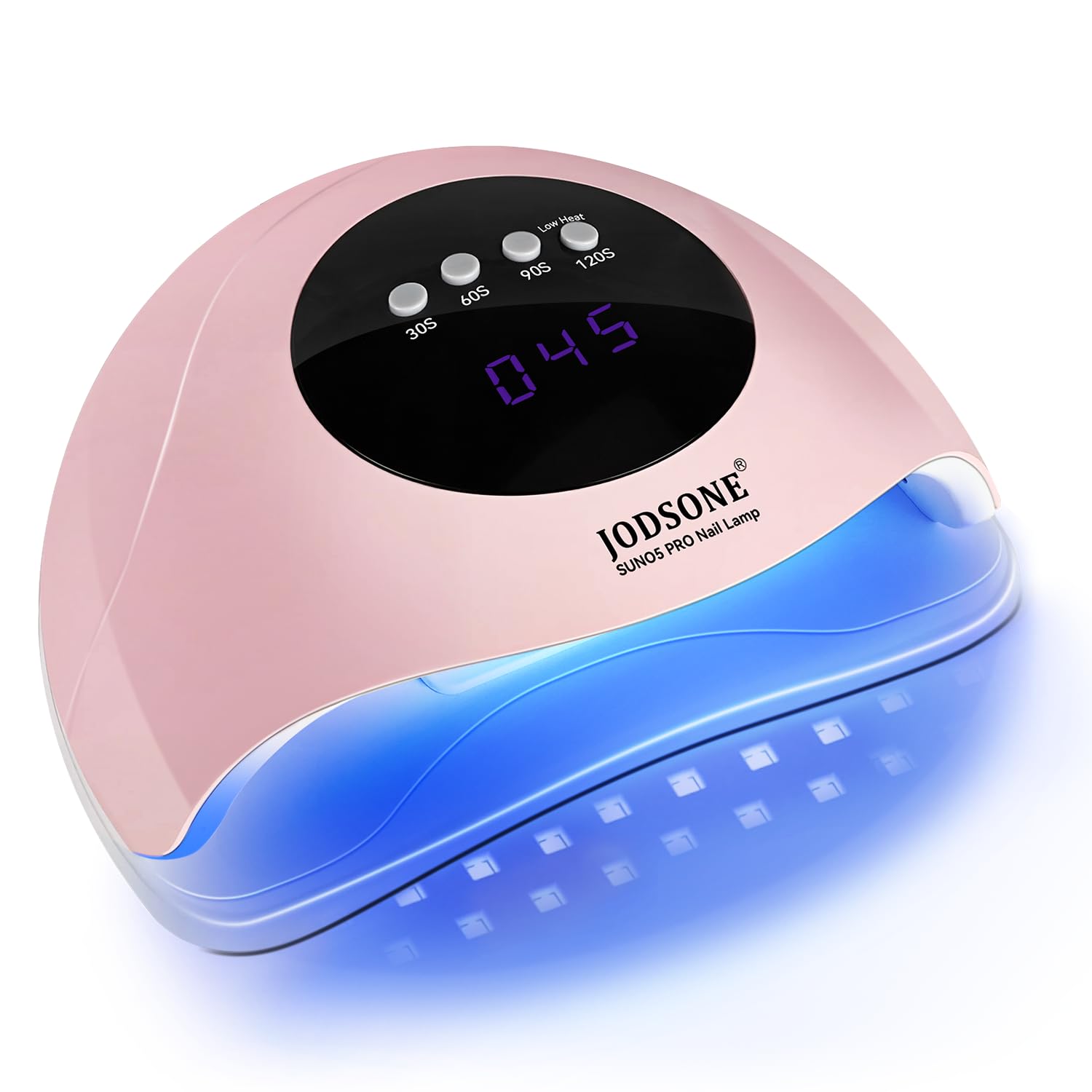 JODSONE Quick U V LED Nail Lamp with 4 Timer Settings Auto Sensor Nail Dryer Pink-Velvo Beauty