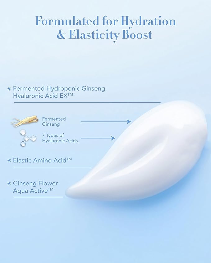 Sooryehan Water Spring Cream AD Amazon Set (4.2fl oz) - Korean Moisturizer Skincare for Deep Hydration Boost & Elasticity by LG Beauty. Fermented Ginseng, Hyaluronic Acid,-Velvo Beauty