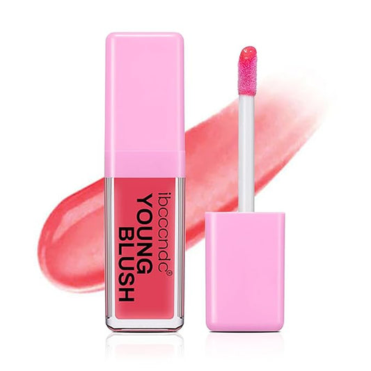 CAHIUYOA Pink Liquid Blush Oil Clear Liquid Blush for Cheeks Tinted Blush Stick Moisturizing Smooth Liquid Face Blush Makeup Gifts for Women-Velvo Beauty