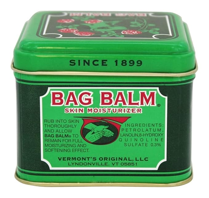Bag Balm Skin Moisturizer with Lanolin for Chapped Lips, Dry Skin and More | 4oz Tin-Velvo Beauty