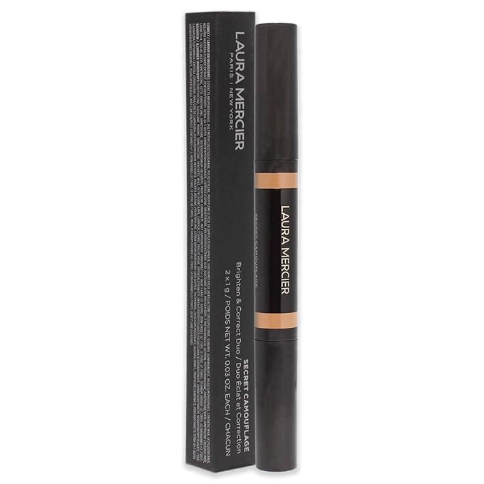 Laura Mercier Secret Camouflage Concealer Duo Stick - 3C Medium with Cool Undertones Women 2 x 0.3 oz-Velvo Beauty