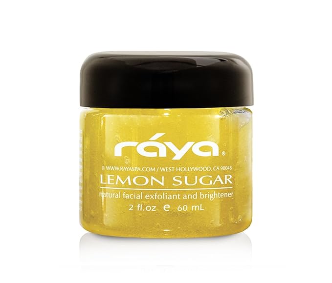 RAYA Lemon Sugar Facial Scrub (157) | Organic and Natural Exfoliating Scrub for Dry Skin | Brightens and Smooths Complexion-Velvo Beauty