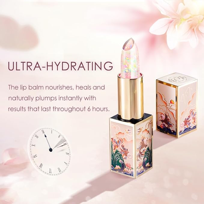 CATKIN Lip Balm Color Tinted Changing Lipstick Ultra Hydrating Lip Moistrurizer Chapstick with Vitamin E Nourishing For Cracked & Dry Lips 0.12 oz C04 RAINBOW-Velvo Beauty