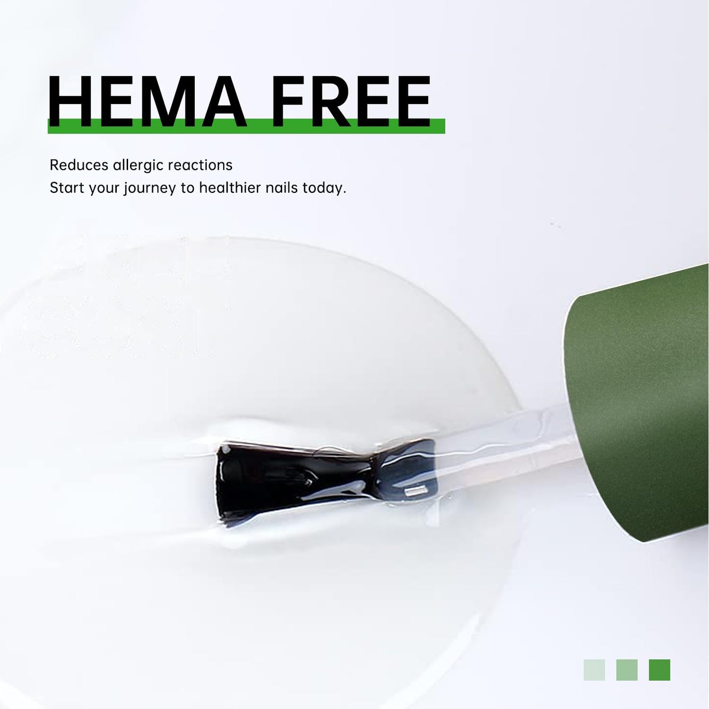 Hema Free Base Gel - Hypoallergenic Strong Adhesion (30+ Days) | Multi-Functional Clear Builder for Natural Nails & Extensions Gift for Women-Velvo Beauty