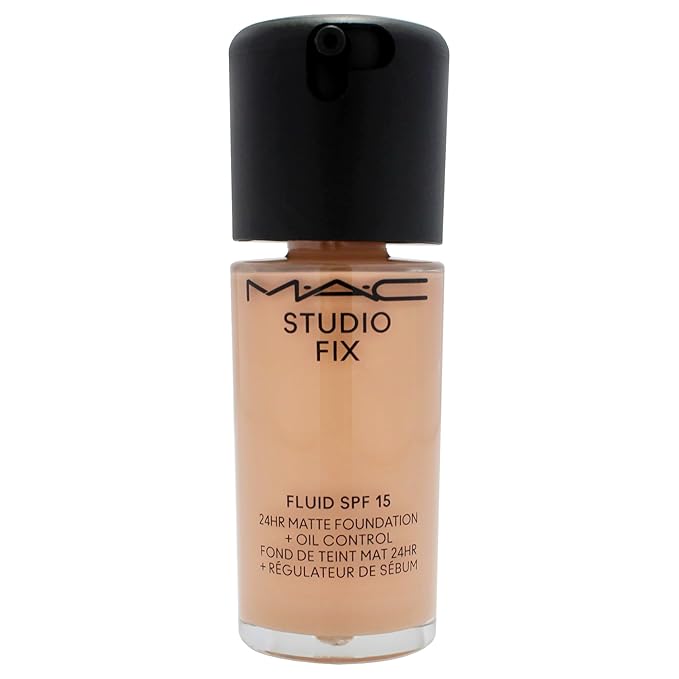Studio Fix Fluid SPF 15 24Hr Matte Foundation Plus Oil Control - NW22 by MAC for Women - 1 oz Foundation-Velvo Beauty