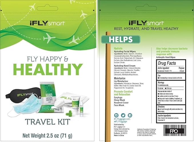 iFLYsmart Fly Happy and Healthy Travel Kit-Velvo Beauty