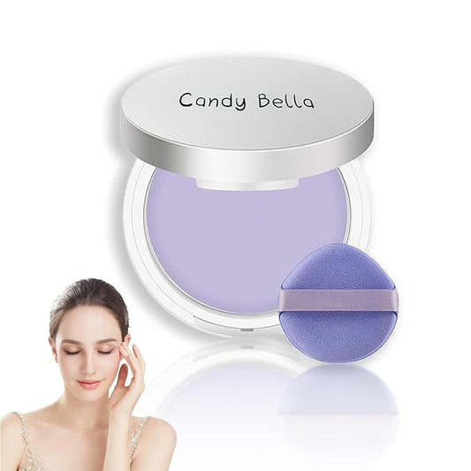 Chillab Lavender Matte Powder,Matte Oil Control Face Pressed Powder,Face Setting Powder with Mini Powder Puff for Silky Flawless Long-Lasting Lightweight Skin-friendly Face Cosmetics (Lavender)-Velvo Beauty