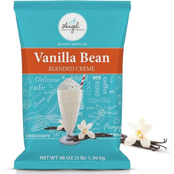 Angel Specialty Products, Blended Smoothie, Frappe Powder Mix, Vanilla Bean [3 LB] [34 Servings]-Velvo Beauty