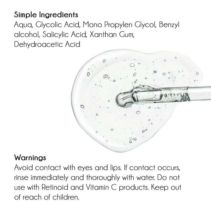 Pure Vitamin C Facial Serum with Salicylic Acid and Glycolic Acid, Anti-Wrinkle, Anti-Acne and Anti-Blackhead, Dark Spot Correcting, 7,5% AHA, Sebum Balance, ¾ oz-Velvo Beauty