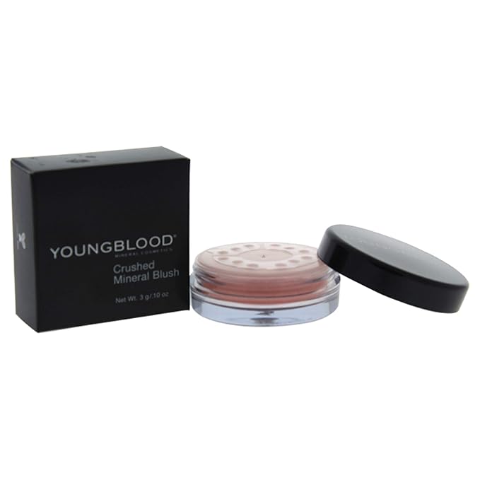 Crushed Mineral Blush - Sherbet by Youngblood for Women - 0.1 oz Blush-Velvo Beauty