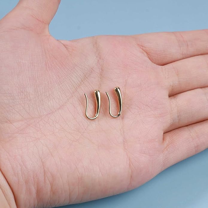 Vintage Water Drop Earrings Gold Teardrop Earrings Tiny Droplet Earrings Minimalist Everyday Earrings Jewelry for Women and Girls-Velvo Beauty