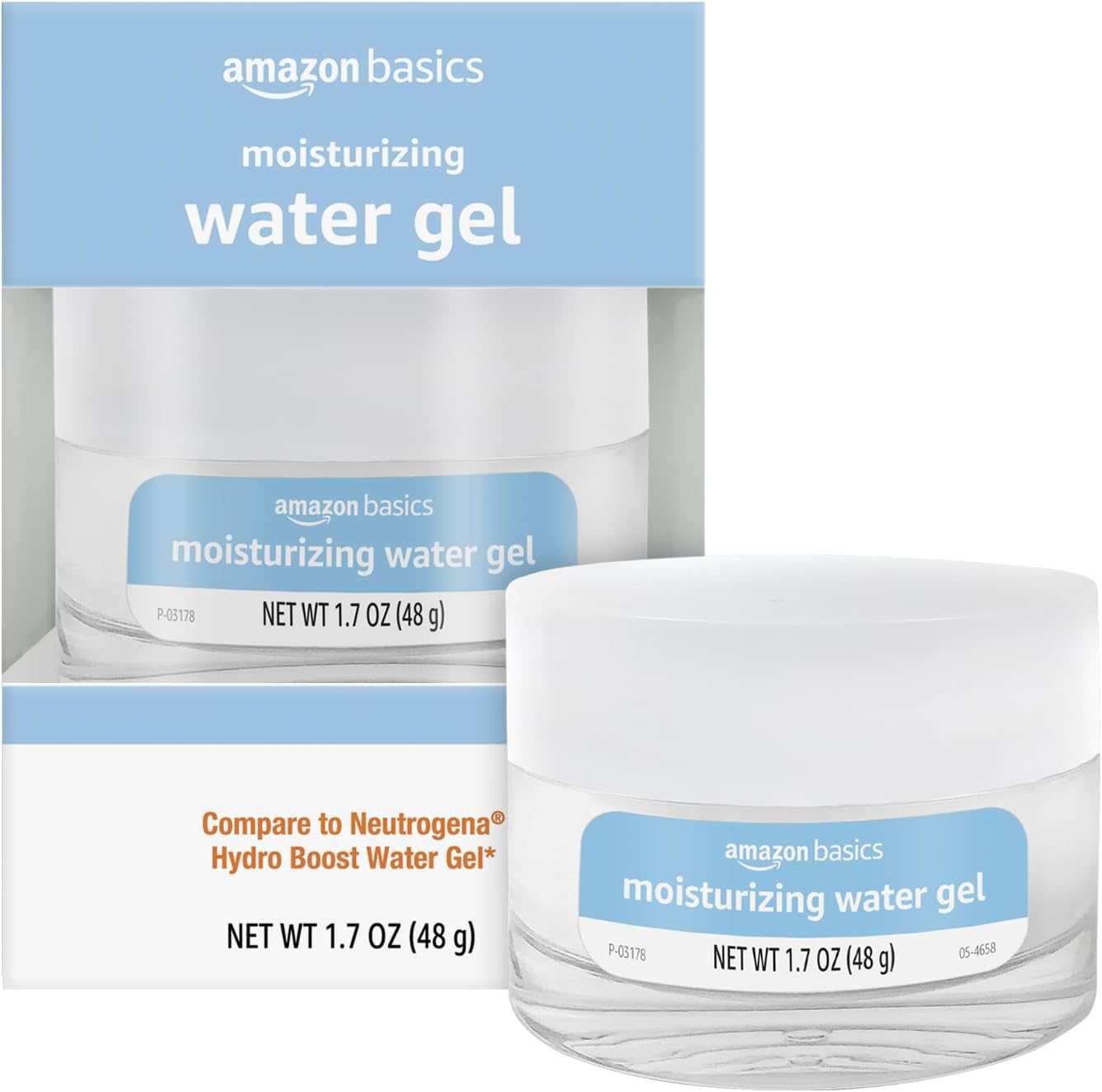 Amazon Basics Moisturizing Water Gel, 1.7 Ounces, 1-Pack-Velvo Beauty