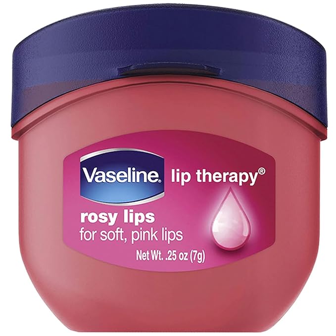 Vaseline, Rosy Lips, Lip Therapy.25 OZ, (Pack of 3), Violet, 75.0Ounce-Velvo Beauty
