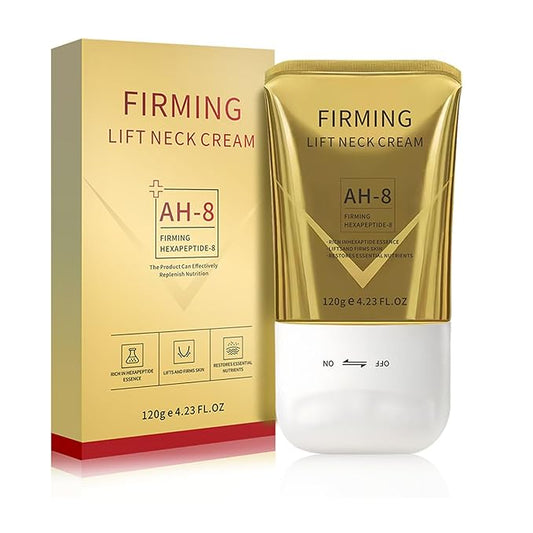 AH-8 Firming Neck Cream with Roller, Tightening & Lifting Cream for Sagging Skin, Contains Hexapeptide, Moisturizing for Face & Body Skin Tightening Cream-Velvo Beauty