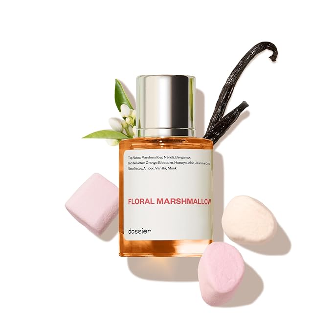 Dossier - Eau de Parfum - Floral Marshmallow - Inspired by By Kilian's Love,Don't Be Shy - Perfume Luxury - Pure Infused - Paraben-Free - Vegan - Feminine - For Women -Fragrance 1.7 Fl 0z (Spray 50ml)-Velvo Beauty