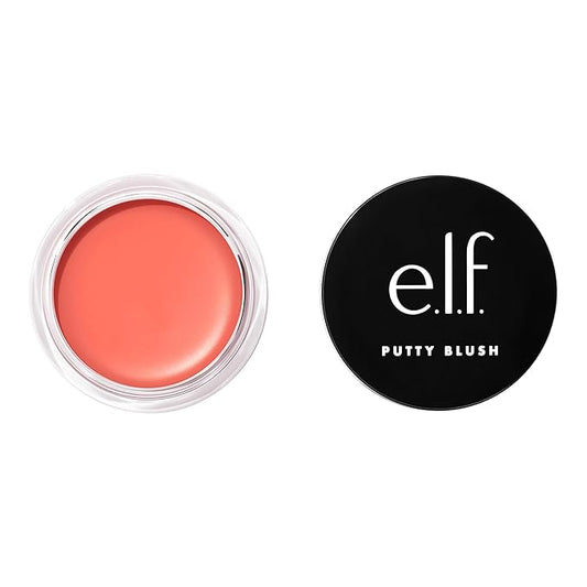 e.l.f. Putty Blush, Creamy & Ultra Pigmented Formula, Lightweight, Buildable Formula, Infused with Argan Oil & Vitamin E, Vegan & Cruelty-Free, Turks and Caicos-Velvo Beauty