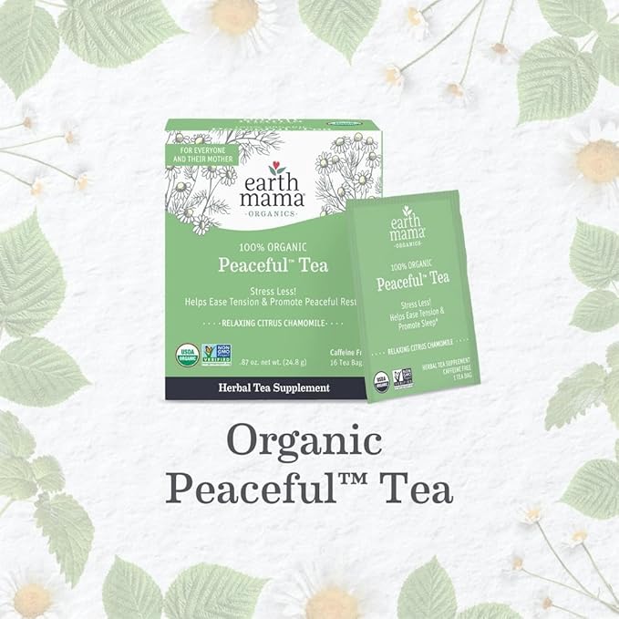 Earth Mama Pregnancy Pampering Gift Set|Organic Body Wash, Belly Butter, Lip Balm Set, Mini Deodorant Pack, Herbal Tea, Belly Oil & Sunscreen, 7 Pcs-Velvo Beauty