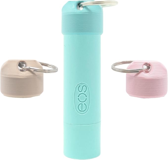 Keychain Holder EOS Lip Balm Stick (Keychain Only) - Travel Size Lip Balm Chapstick - Healing Stick - Made in USA-Velvo Beauty