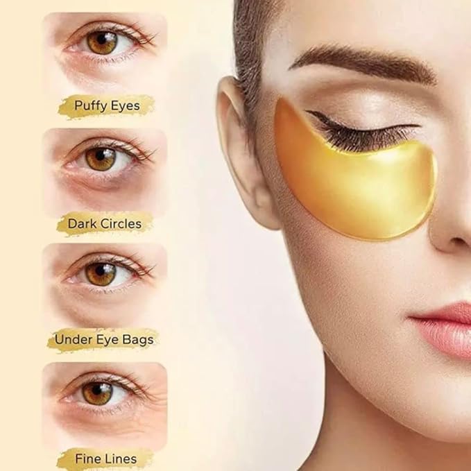 Under Eye Patches Collagen Crystal Eye Mask, Under Eye Mask for Face Care, Eye Masks for Puffiness and Dark Circles, Firming, Moisturizing Eye Mask-Velvo Beauty