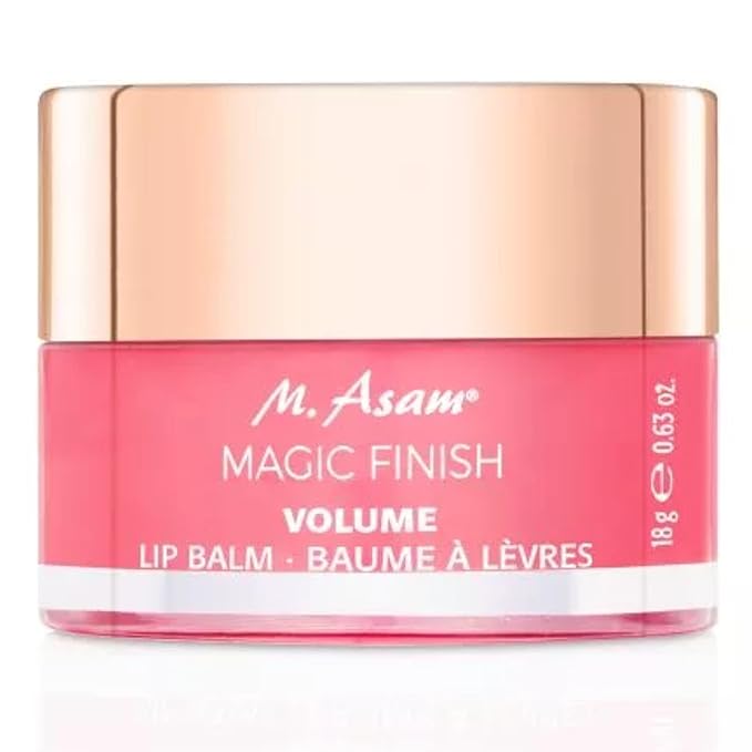 M. Asam MAGIC FINISH Volume & Repair Lip Balm Peachy-Rose (0.11 oz) - Lip balm for delicate shine & more volume with plumping & nourishing vitamin E & shea butter-Velvo Beauty