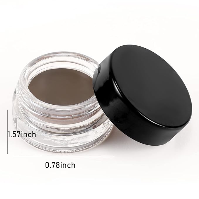 Boobeen Eyebrow Pomade Cream, Waterproof Brow Pomade Gel High Pigmented Long-lasting for Natural Eyebrow Makeup, Suitable for Everyone-Velvo Beauty