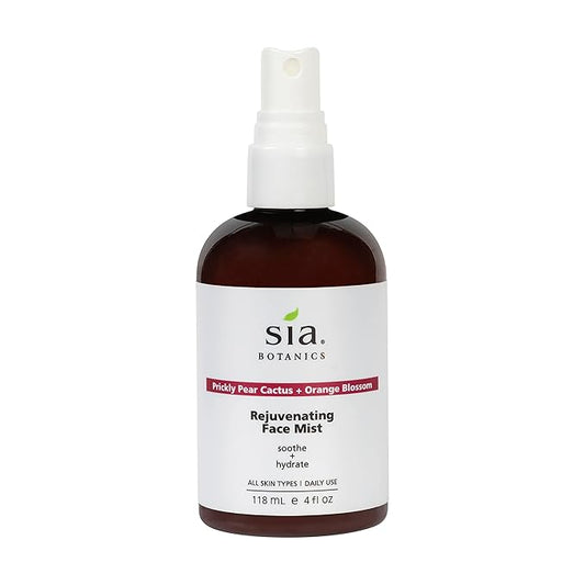 Rejuvenating Face Toner Mist (118ml/4oz Bottle) | Facial Treatment w/Prickly Pear, Aloe Vera, Orange Blossom | Natural, Clean, Botanical Skincare for Women-Velvo Beauty