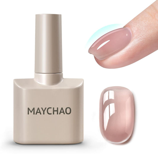 MAYCHAO Light Purple Builder Gel for Nails, 15ml Mauve Nail Strengthener in a Bottle, Nail Extension Hard Gel, Soak Off Long Lasting UV Light Cure-Velvo Beauty