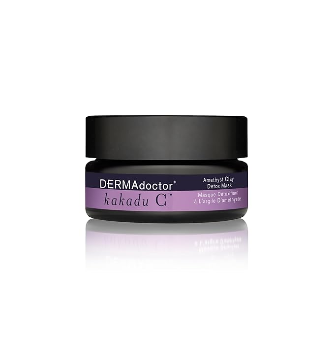 DERMAdoctor Kakadu C Amethyst Clay Detox Mask - 1.69 oz-Velvo Beauty