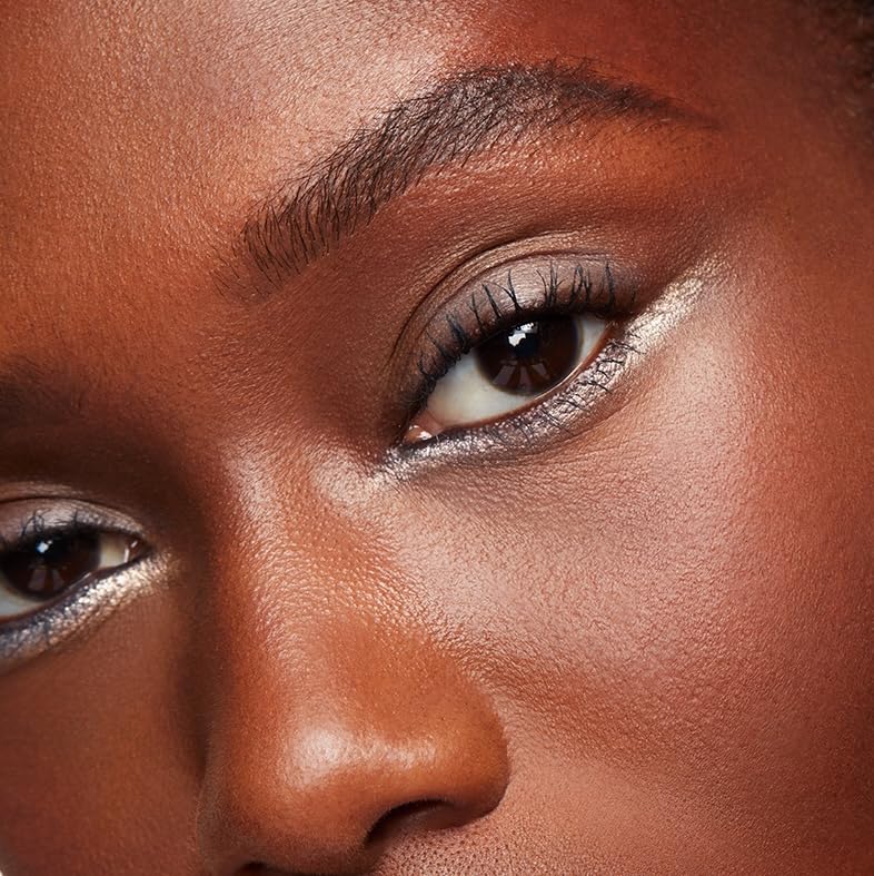 MAKE Beauty Continuum Waterproof Gel Eyeliner Pencil. Creamy, Pigmented Multi-Use, including Waterline with Built-in Sharpener and Blending Brush. Smudge-Proof Makeup. Shade - Interstellar, Silver-Velvo Beauty