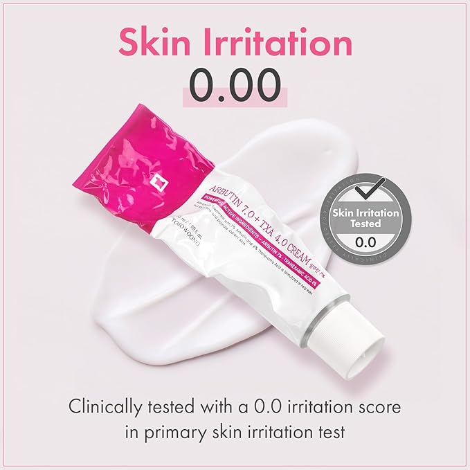 Arbutin 7% + Tranexamic Acid 4% Cream, 70,000ppm Arbutin, 40,000ppm TXA, Niacinamide, Glutathione, Dark Spots, Freckle, Blemishes, Pigmentation, Korean Skin Care, 50ml, 1.69 fl.oz.-Velvo Beauty