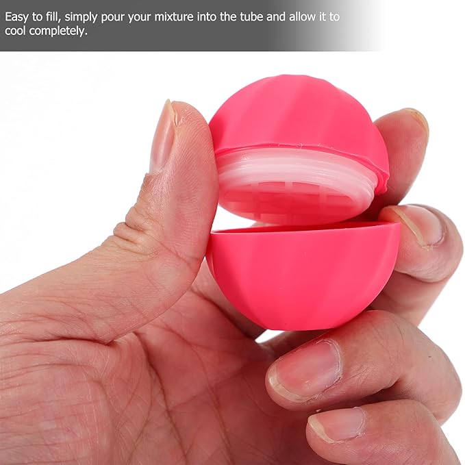 Lipgloss Containers Empty 10Pcs Empty Lip Lip Balm Bottles Filling Lipstick Box Empty Lip Balm Sphere Containers Balm Sphere Containers Empty Lip Balm Tubes-Velvo Beauty