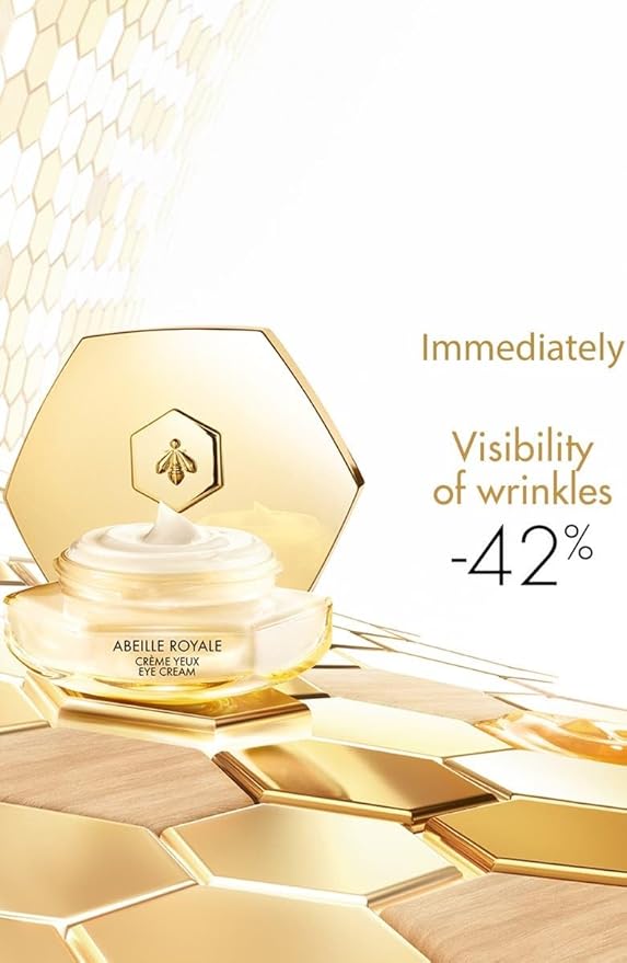 Guerlain Abeille Royale Multi-Wrinkle Minimizer Eye Cream, 0.5 Ounce-Velvo Beauty