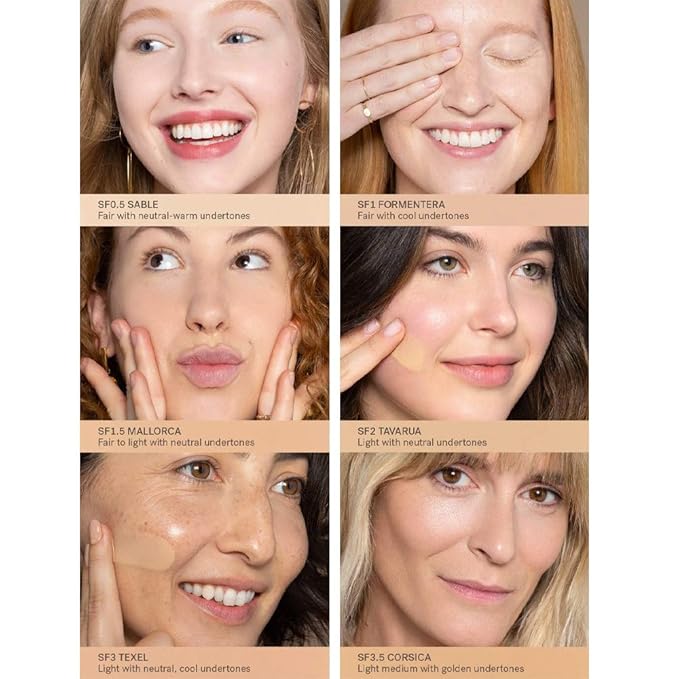 ILIA - True Skin Serum Foundation | Non-comedogenic, Cruelty-Free, Vegan, Weightless Feel, Buildable Coverage, Safe For Sensitive Skin (Salina SF5)-Velvo Beauty