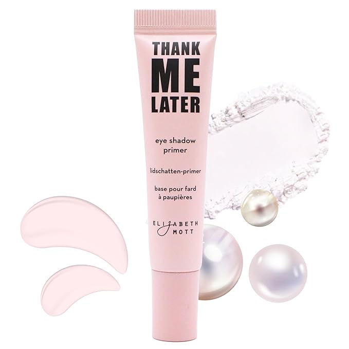 Elizabeth Mott Thank Me Later Eye Primer - Long-Lasting, Eyeshadow Primer Base for Oily Lids & Crease-Free Wear - Smudge-Proof, Lightweight, Cruelty-Free - 10g-Velvo Beauty