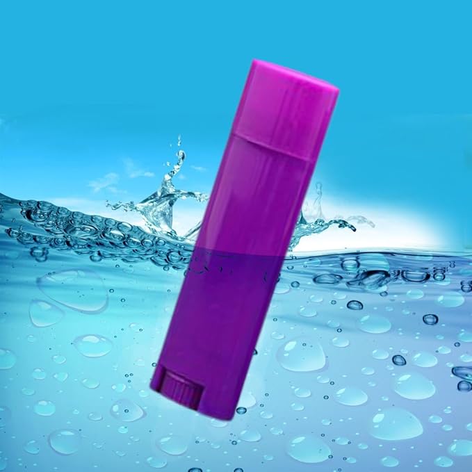 5ml 50Pcs Empty Oval Deodorant Lip balm Tubes Containers Twist-up Refillable Containers for Lipstick,Chapstick,Homemade Lip balm,DIY Deodorants(Purple)-Velvo Beauty