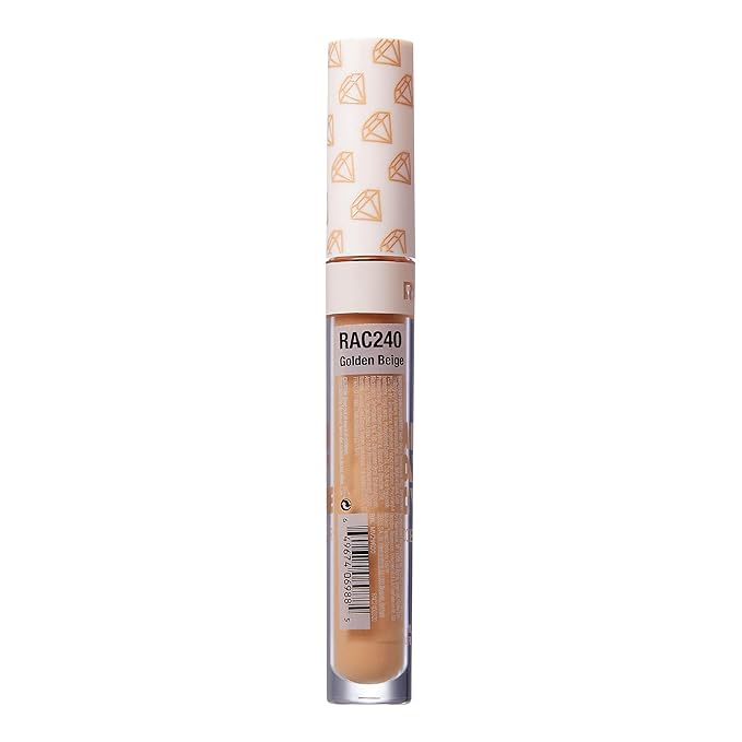 Ruby Kisses All Day Concealer Lightweight Full Coverage Multi-Use Concealer 0.13 Fl Oz (Golden Beige)-Velvo Beauty