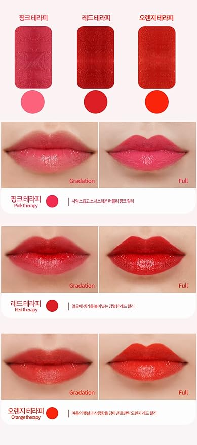 Color Lip Balm Blair BalmVE Stick (Option 6color) (Orange Therapy)-Velvo Beauty