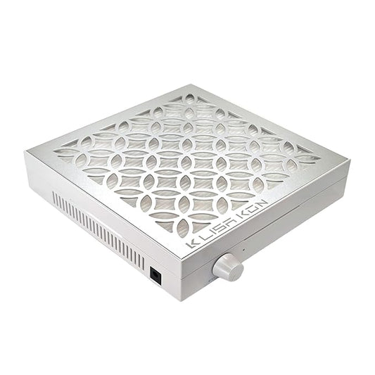 Nail Dust Collector with Reusable Filter, Professional Vacuum Fan Dust Extractor, Powerful & Quiet Nail Tech Dust Suction Machine for Acrylic Gel Nail Polishing, High-End Nail Salon-Velvo Beauty