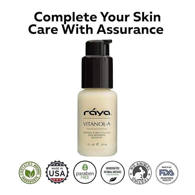 RAYA Vitanol - A (501) Serum for Face | Vitamin-A & Vitamin C Serum | Anti-Aging, Antioxidant Face | Skin Care for Oily Skin | Smoothing, Refining & Skin lightening-Velvo Beauty
