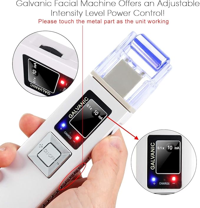 Portable Galvanic Microcurrent Skin Firming Machine, Anti-Aging Face Lift Massager Home Use Beauty Salon Device-Velvo Beauty