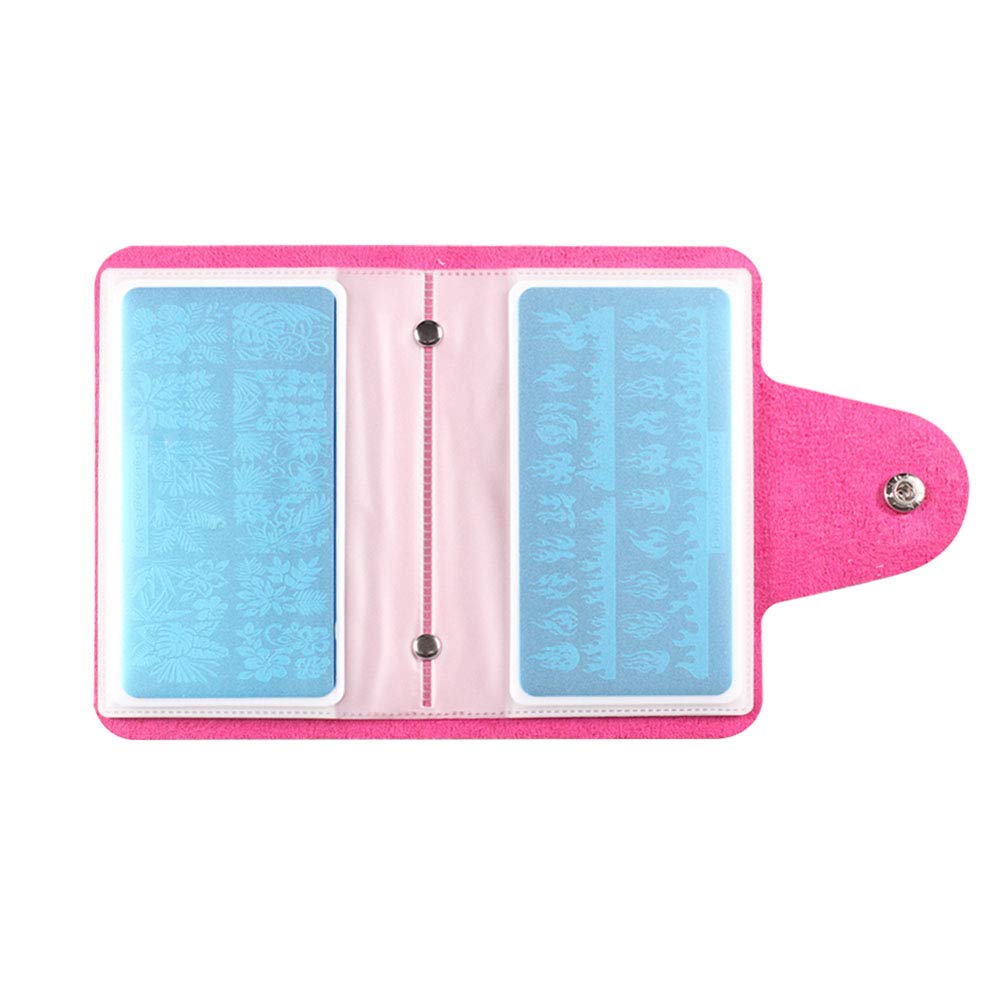 Stamping Plates Mix Designs Retangle Stamp Stamping Image Fashion Design Plate Print Nail Art Template (Stamping Tool case)-Velvo Beauty