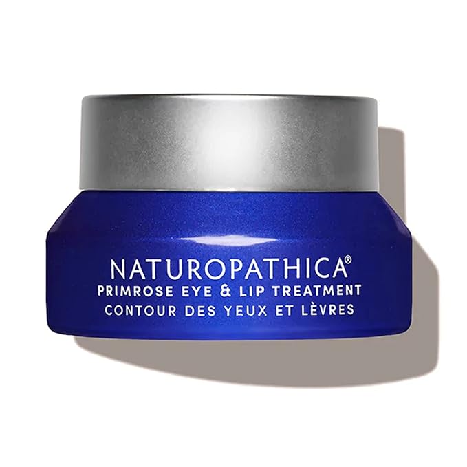 Naturopathica Primrose Eye & Lip Treatment, Wrinkle Remedy and Daily Lip & Eye Cream with Acai Fruit Oil for All Skin Types, 0.5 fl oz (15 ml)-Velvo Beauty