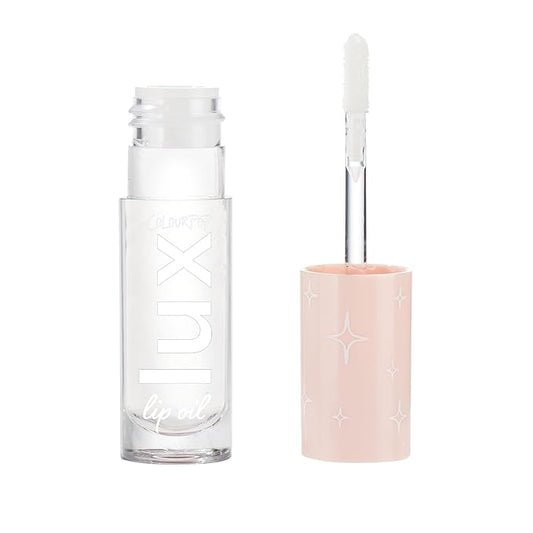 ColourPop Lux Lip Oil - Hydrating, Sheer Tinted Lip Oil Formulated with Antioxidant-Rich Chamomile Extract & Calendula Oil - Non-Greasy, Nourishing Clear Lip Oil - Dew Drop (0.16 oz)-Velvo Beauty