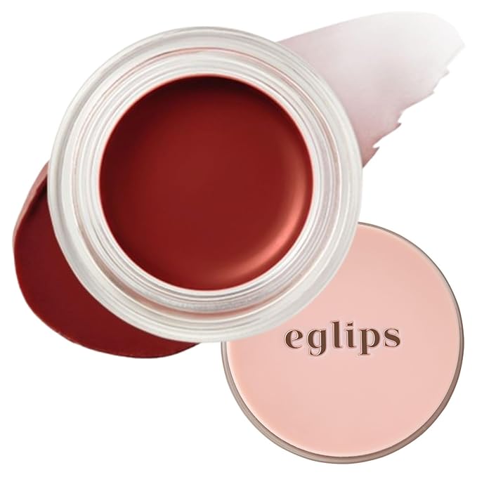EGLIPS Lip & Cheek Glow Balm - Multi-Use Tinted Melting Balm Blush for Lips & Cheeks Builable and Blendable Texture (04 KINDER, 0.18 oz)-Velvo Beauty