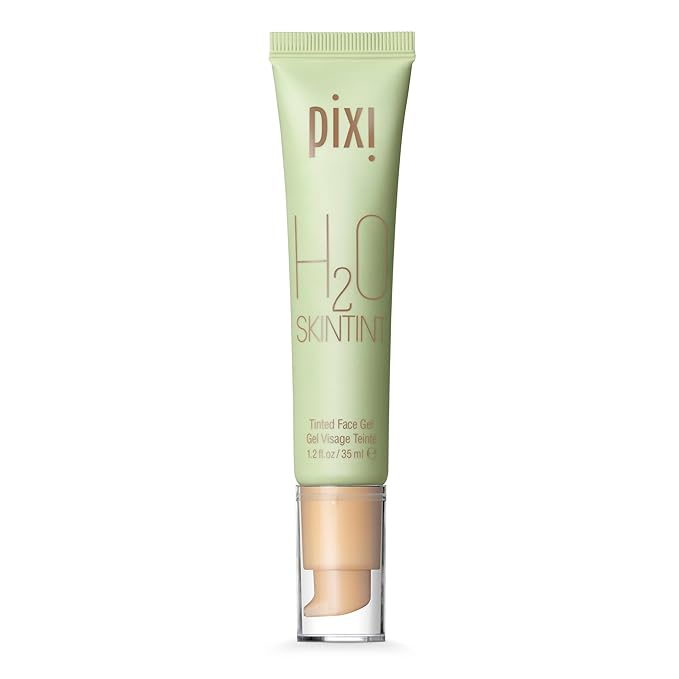 Pixi Beauty H2O SkinTint Tinted Face Gel, 1.2 fl oz / 35 ml, Beige-Velvo Beauty