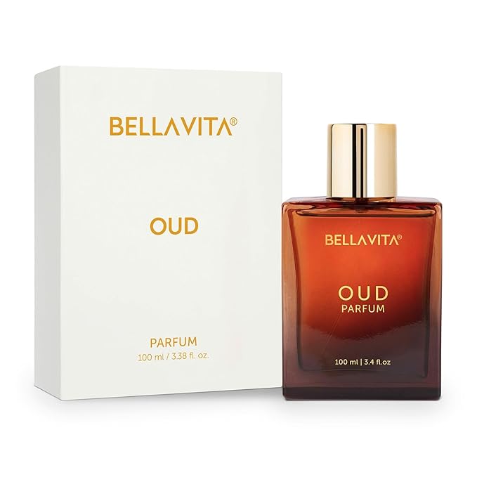 BellaVita Luxury Oud Unisex Perfume (3.4 fl.oz) | Premium Men & Women Parfum Fragrance | Warm Vanilla Perfume Oil | Long-Lasting & Warm Woody Arabic Parfum | Vegan & Cruelty-Free-Velvo Beauty