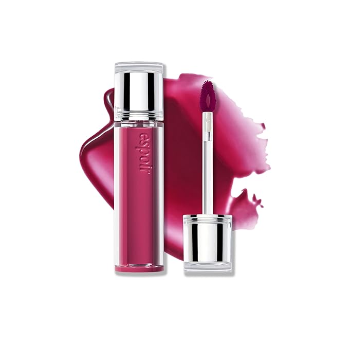 Espoir Couture Lip Tint Glaze #20 Plum Compote 0.14oz | Volumizing Lip Stain with Syrupy Shine | Long-Lasting & Vibrant Color for Radiant Lip Look | Moisturizing & Glossy Lip Tint | Korean Lip Makeup-Velvo Beauty
