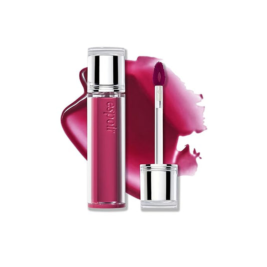 Espoir Couture Lip Tint Glaze #20 Plum Compote 0.14oz | Volumizing Lip Stain with Syrupy Shine | Long-Lasting & Vibrant Color for Radiant Lip Look | Moisturizing & Glossy Lip Tint | Korean Lip Makeup-Velvo Beauty